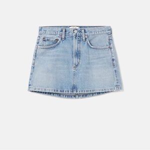 AGOLDE LIV MINI DENIM SKIRT
Revival Light Indigo